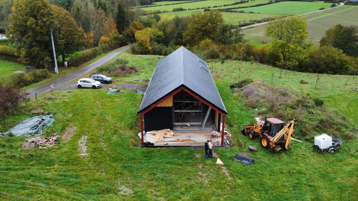 Deuxième vue du projet Maison complète en CLT à Agimont