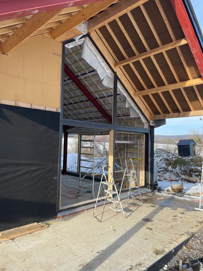 Détail 1 du projet Maison complète en CLT à Agimont