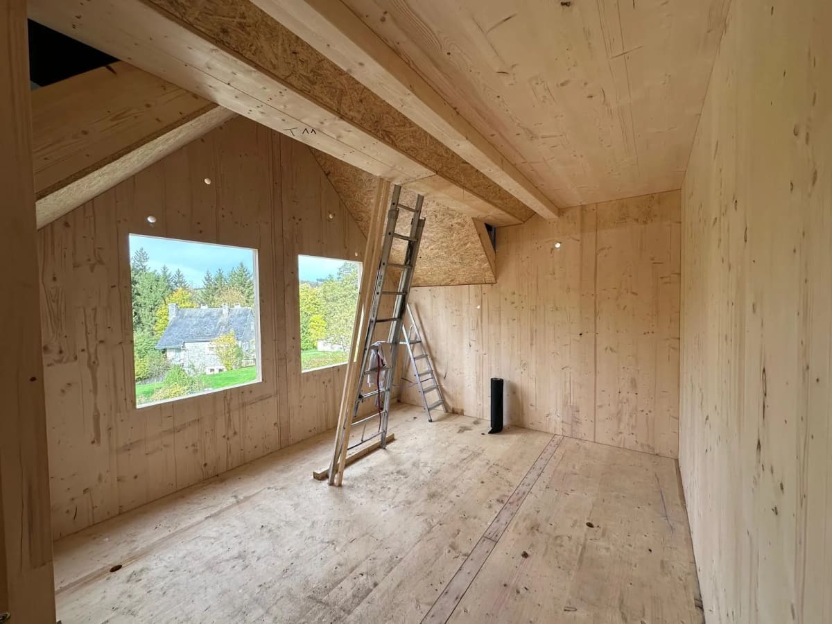 Détail 2 du projet Maison complète en CLT à Bure