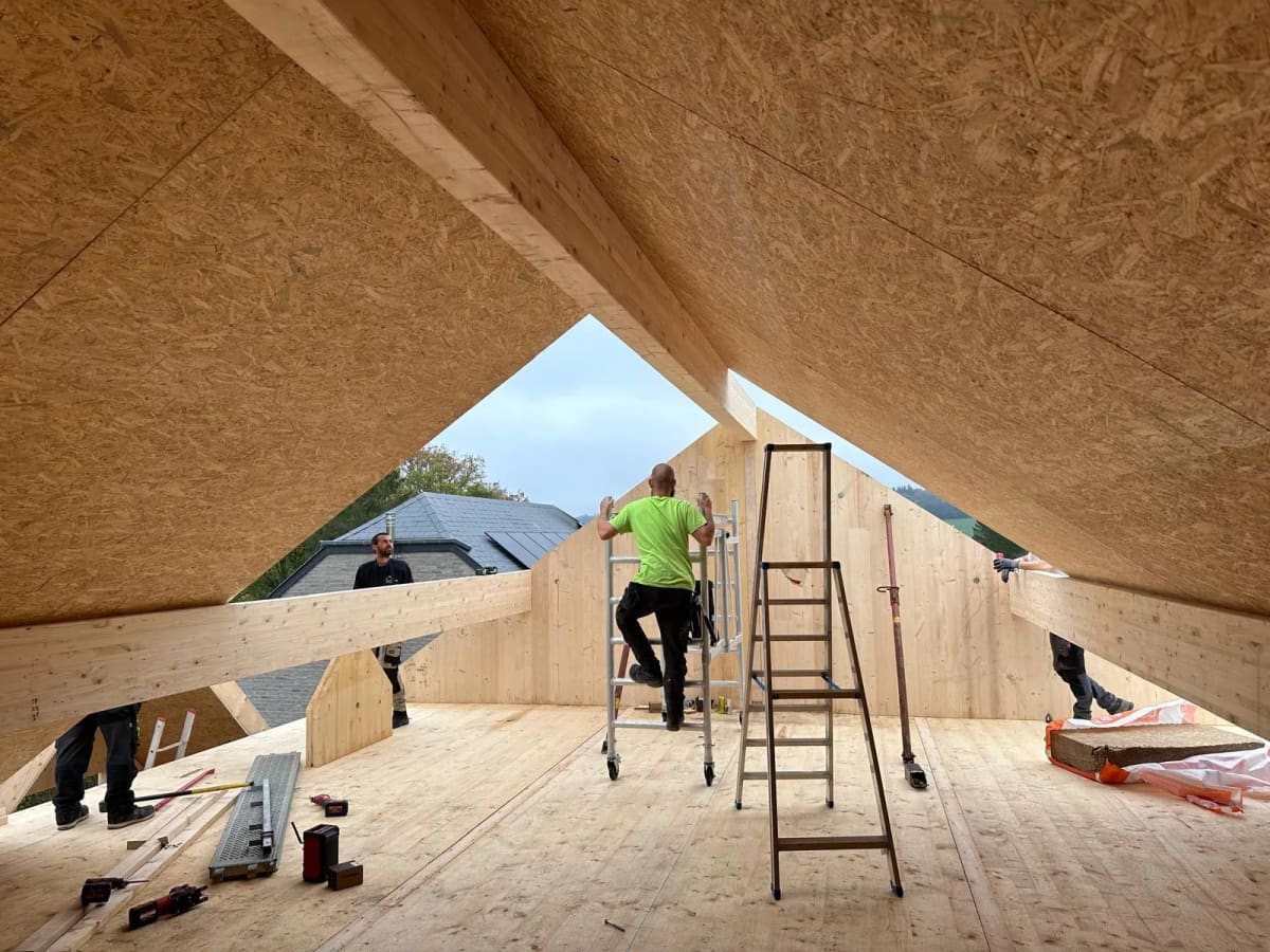 Détail 3 du projet Maison complète en CLT à Bure
