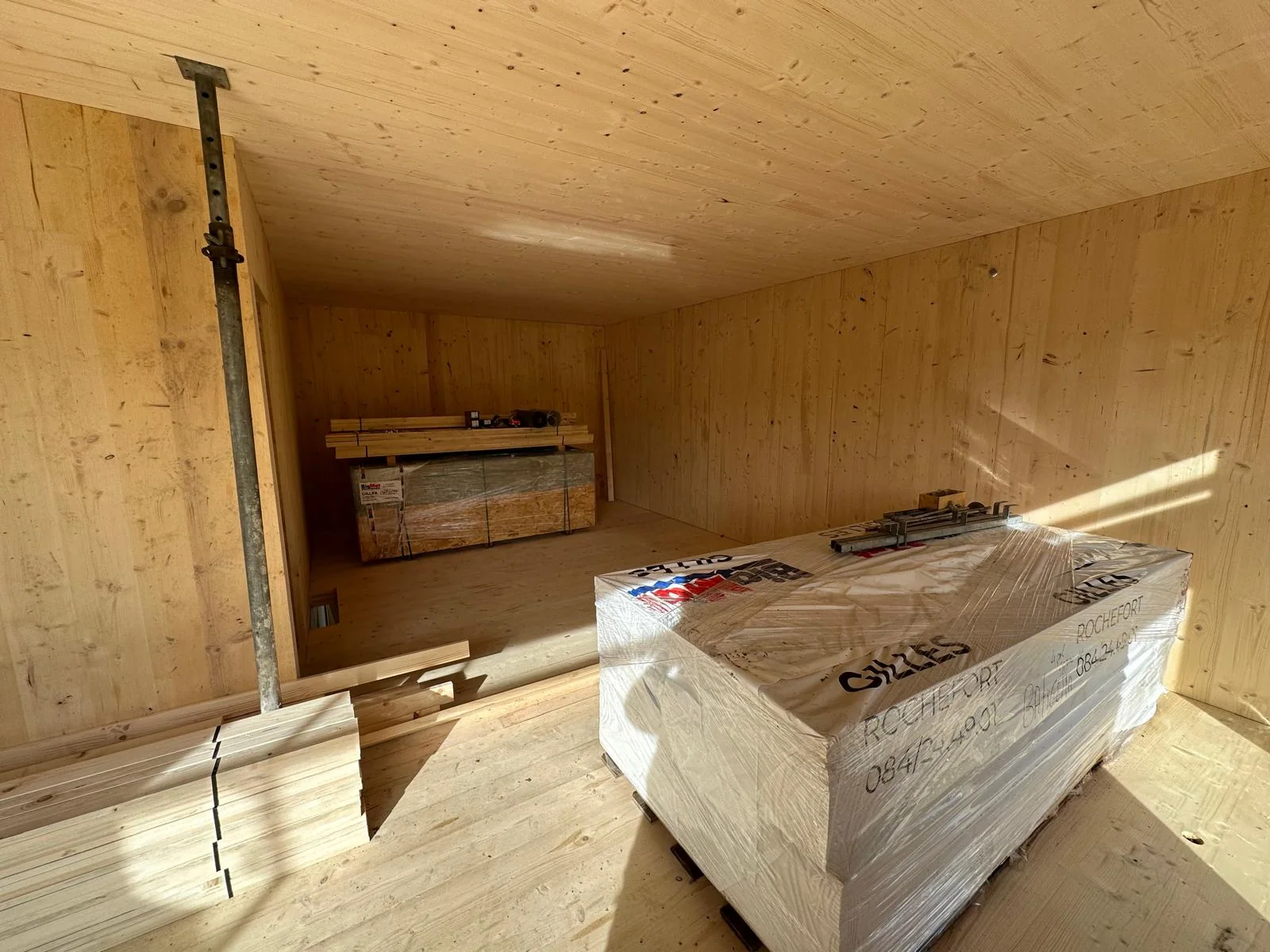 Deuxième vue du projet Maison complète en CLT à Bure